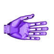 hand_left.STL Archivo STL gratis Amapola Humanoide・Modelo imprimible en 3D para descargar, PoppyProject