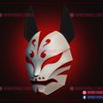 Aragami_Kitsune_mask_3d_print_model_06.jpg Aragami 2 Mask - Kitsune Mask for Cosplay - Halloween Costume