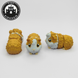 Flexi-Tiny-Cavia,-P3.png Flexi Tiny Cavia, figurine articulée, porte-clés inclus, 3mf inclus