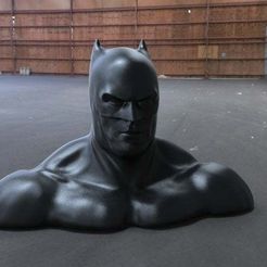 untitled.187.jpg Free OBJ file batman bust v2・3D printable model to download