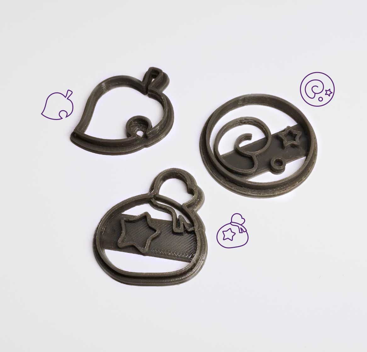 claycutters-animalcrossing.jpg Файл STL Резаки для глины Animal Crossing・Модель для загрузки и печати в формате 3D, burotatxo