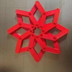 1123180924a.jpg Snap together Hinged Star Fidget Toy