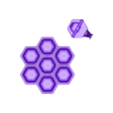 15_Modular_flower_box_in_Hexagon_Designs v2.stl Modular Flowerbox in Hexagon Designs