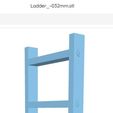 Ladder_-032mmstl Ladders of Various Heights for Terrain Projects