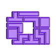 Quatris Puzzle Pieces.stl Quatris Puzzle