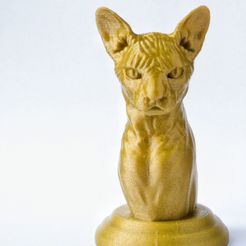 20210420_140149-01.jpeg STL file Sphynx Cat・3D print design to download