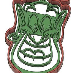 GENIE.jpg Fichier STL 2 Moules à Biscuit - Disney - Princesses - Mickey - Dingo - Bambi - Le roi lion - Pinocchio - Pluto - Frozen - Dumbo - Aladin - Emporte-pièces - Cookie cutter- Coupe Biscuit・Modèle imprimable en 3D à télécharger