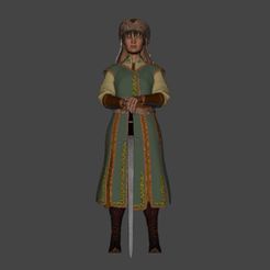 Screenshot_1.jpg Файл STL Gökçe Hatun, Selçuklu Kızı, Türk Kızı, Seljuk Girl, Turkish Girl, Ottoman Girl・3D-печатный дизайн для загрузки