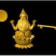 Saraswati-3D-print-Model-2-pic-5.png Saraswati Modèle d'impression 3D-2