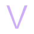 V.stl Alphabet Toy Shape Sorter