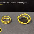 Practical Condition Markers for D&D figures by 3Demon Practical Condition Markers for DnD figures