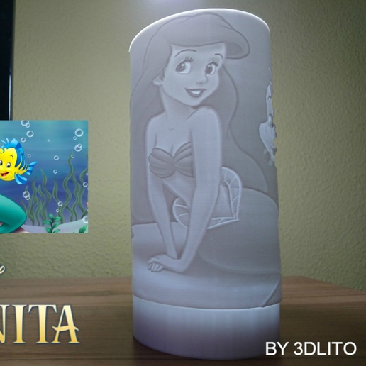 The little mermaid 3D model