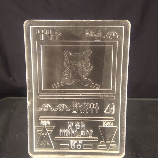 3D Printed Proxy Pokemon Cards - Mew STL File for Cults