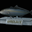 Greater-Amberjack-statue-20.png fish greater amberjack / Seriola dumerili statue detailed texture for 3d printing