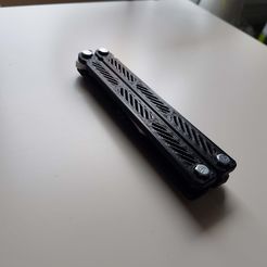 20210811_131814.jpg Fichier 3D gratuit Couteau papillon/ Balisong・Design pour impression 3D à télécharger