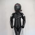 Motorradzubehör.jpg Leather suit holder | Motorcycle clothing holder | Wall holder