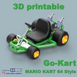 Cover Luigi Cults.jpg Mario Kart 64 Style Go-Kart (for San-Ei Plushs and Amiibos)