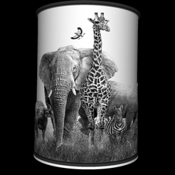 Vue-on_1.png STL file Savannah Lamp・3D print design to download