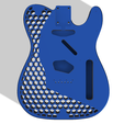blue.png Standard Fender Telecaster Body Hexagon