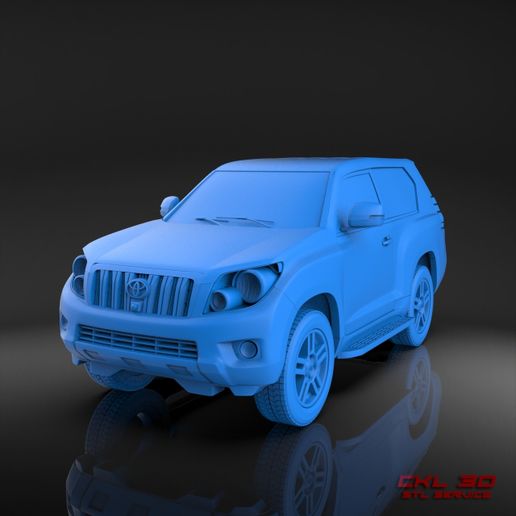 🚗 Toyota Land Cruiser Prado 3door 2010 STL PRINTABLE・ STL File