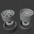 r0.jpg STL file Old School Rally Wheel set 2 offsets and 2 tires・3D print model to download, BlackBox