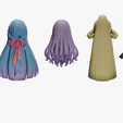 12.png 20 STYLIZED FEMALE HAIR MODELS PACK 6