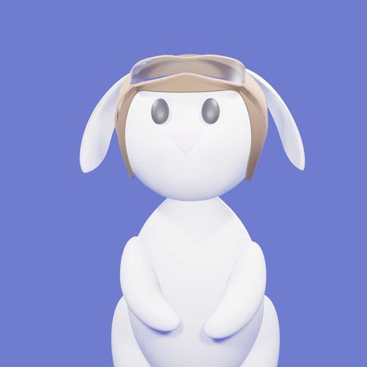 Bunny Aviator 3D model