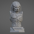 2.png PREDATOR ULTRA-DETAILED SUPPORT-FREE BUST 3D MODEL