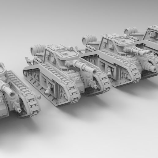 Epic Scale Malcador Heavy Tank 3D model