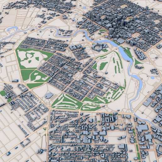 3D file Adelaide City Australia 🏙️ ・3D printing template to download・Cults