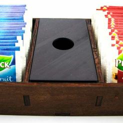 4.jpg Archivo STL gratis Organizador de bolsas de té・Objeto imprimible en 3D para descargar