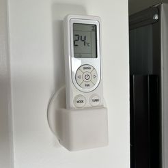 tempImageaPvYuO.jpg Fichier STL Support télécommande Airton・Design à télécharger et à imprimer en 3D