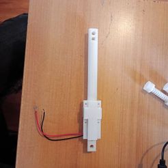 01.jpg STL file Fast Linear Actuator, for NC20 motors・Template to download and 3D print