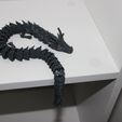 IMG_2801.jpg articulated and dismountable scaly dragon / without stand / STL