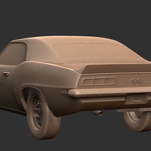 1969-Chevrolet-Camaro-SS-3D-print-model-12.jpg 1962 Chevrolet Camaro SS - Iconic American Muscle Car 3D Print Model