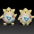 Togepi01.jpg Togepi Pokémon -3d print model -