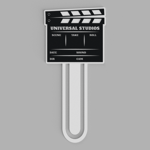 Cartel claqueta de cine Pelicula  Señalador para libros