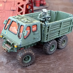 militaryTruckScale.png Fichier 3D Camion militaire - 28mm・Objet pour impression 3D à télécharger, tabletop-terrain
