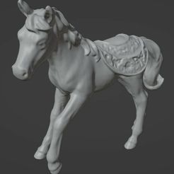 1.jpg Fichier STL cheval de conte de fées・Design pour imprimante 3D à télécharger