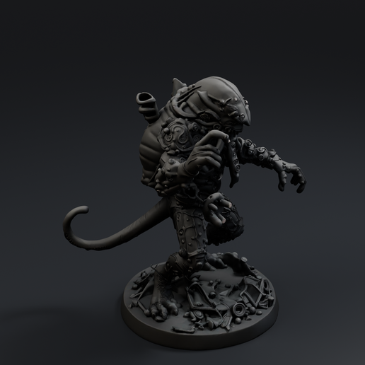 Tentacled Eldritch Monster 4 3D printable STL miniature