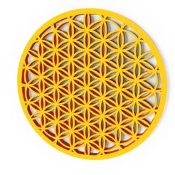 fleur de vie version 1.jpg STL-Datei Flower of Life・Vorlage für 3D-Druck zum herunterladen