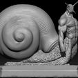 ZBrush-Lateral-Der_render_gray.jpg Snail King_Snail King