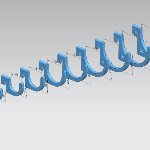 Hooks for the Ikea Skadis system