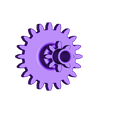 Gear20-Imp-Idle01.stl STL file Radial Engine, 7-Cylinders, Cutaway・Template to download and 3D print