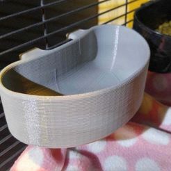 2017-02-19_22.17.45.jpg Archivo STL gratuito Cuenco colgante para agua y comida de mascotas pequeñas・Objeto imprimible en 3D para descargar