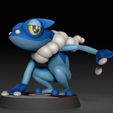 Frogadier01.jpg "Froakie,Frogadier,Greninja EVOLUTION 3 IN 1 PACK- FAN ART - POKÉMON