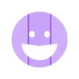 Word Shape - Mask Base.stl 3D Word Shape of Mask (Happy Face, Sad Face)