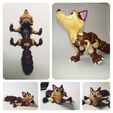 Niedlicher Flexi Print-in-Place Fuchs