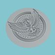 b_160.jpg Hawk Medallion CNC Hawk 3d CNC Model