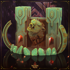 The-Gate-of-Valhalla.png 3D file Dice Tower - The Gate of Valhalla | Mythic Roll・3D print design to download